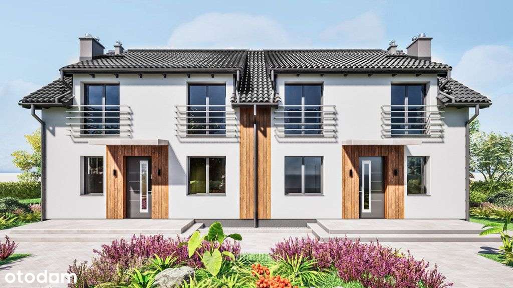 Nowoczersny i funkcjonalny bliźniak w Łagodzinie - Pełny obrazek: 4/11