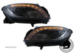 Faruri LED compatibile cu Mercedes ML W166 Black Design - 6