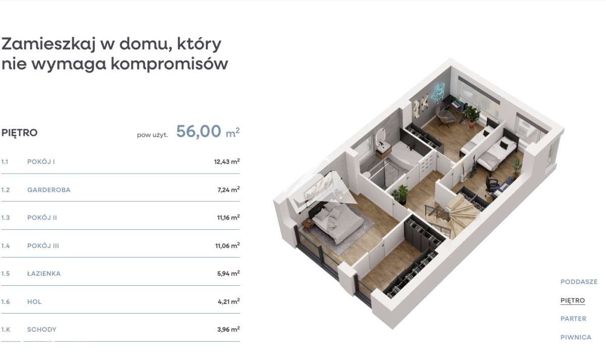 Dom wolnostojący 225 m² z dużym garażem.-8