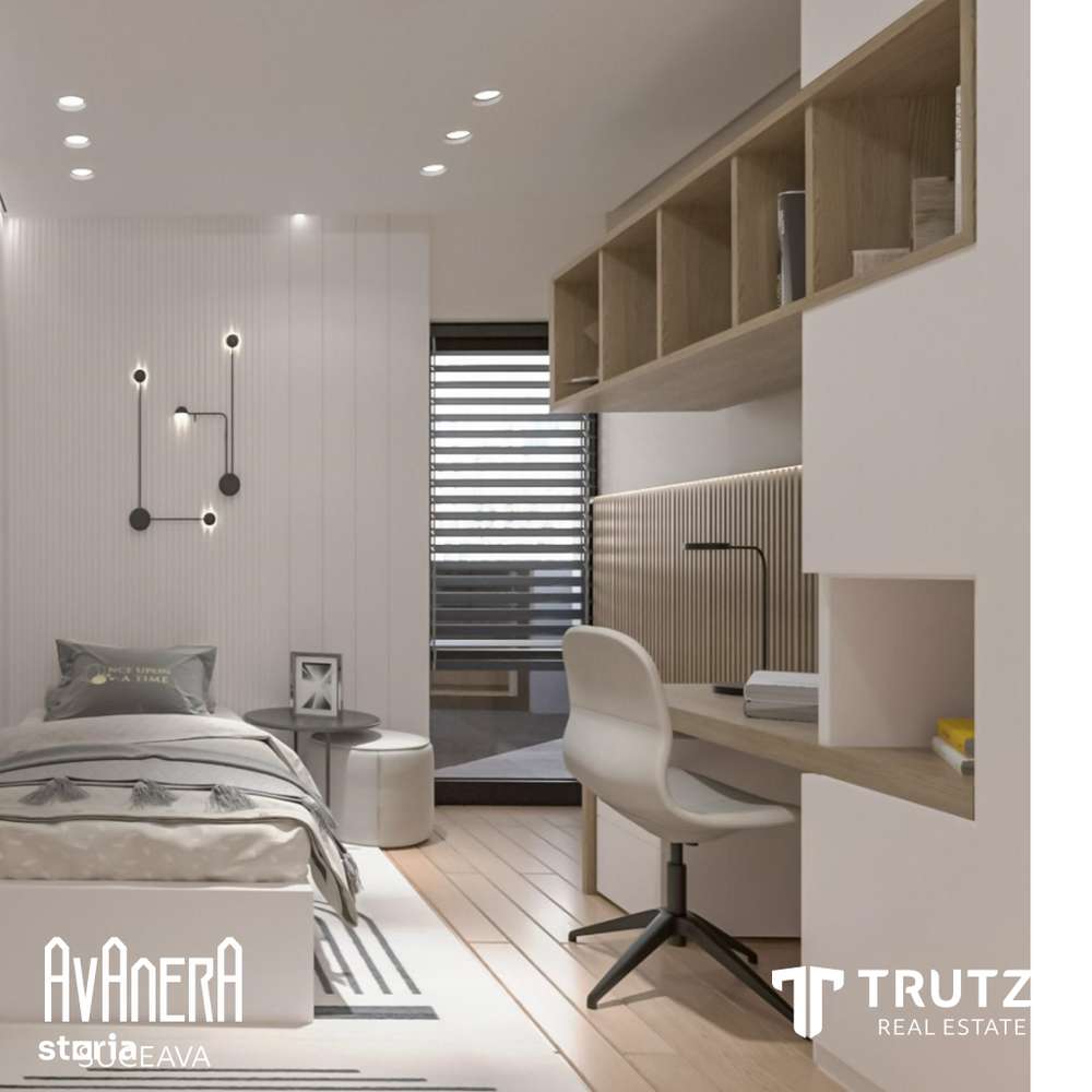 3 camere cu 2 bai si 2 balcoane, Avanera Suceava, 127.300€-2