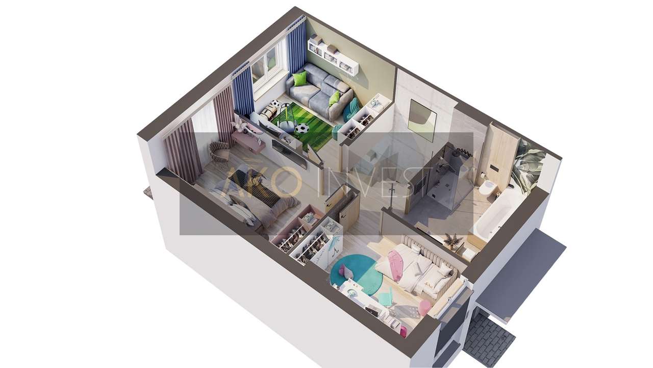 !HIT!4 pokoje w zab. szeregowej-94m2 z ogrodem i miejscami postojowymi - Pełny obrazek: 4/9