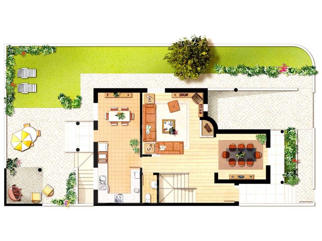 Moradia T4 Geminada | NOVA 261 m² | Bacelos de Gaio - Seixal - Grande imagem: 4/6