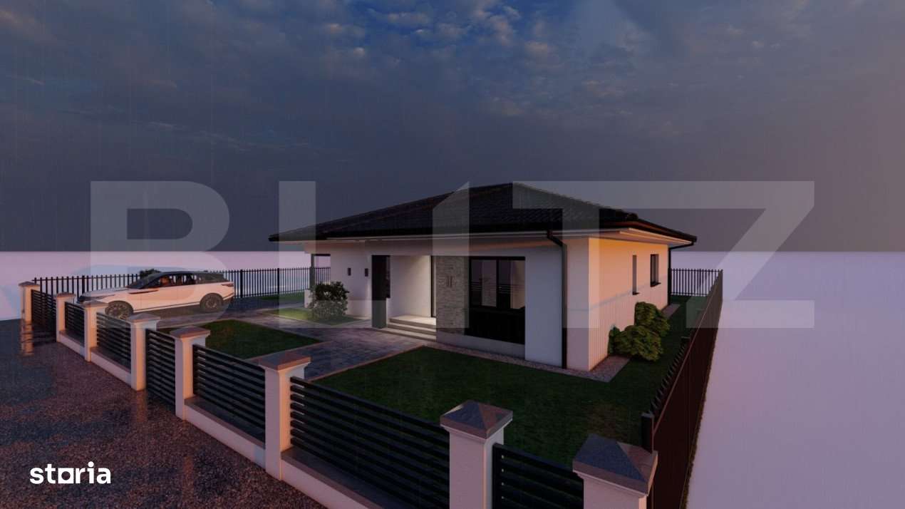 Casa la rosu zona Valea Ghinzii 400mp teren 117mp utili - Imagine principală: 2/9