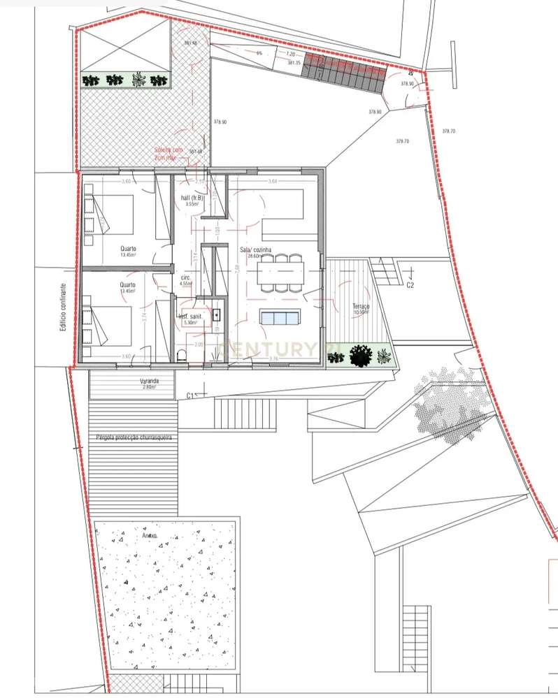 Andar moradia T2 com espaço exterior - Grande imagem: 5/12