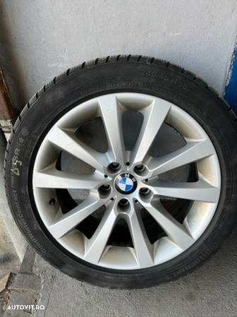 Jante Bmw seria 5 F10/F11 cu cauc 245/45/R18 dot 2018 iarna conti 8jx18is30 - 24