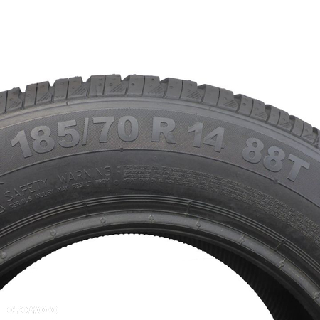 4 x CONTINENTAL 185/70 R14 88T ContiEcoContact 3 Lato 2014 JAK NOWE - 7