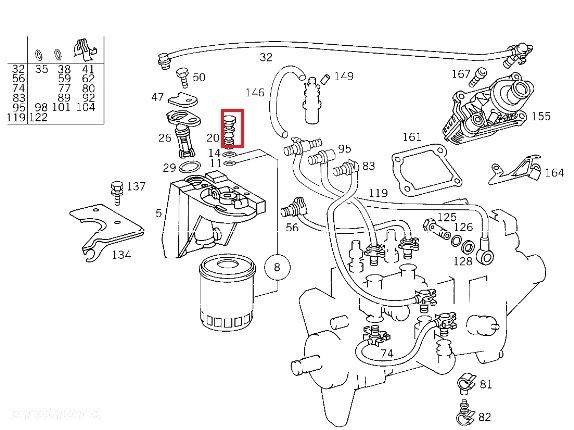 MERCEDES SPRINTER Sruba przelewowa filtra paliwa - 3