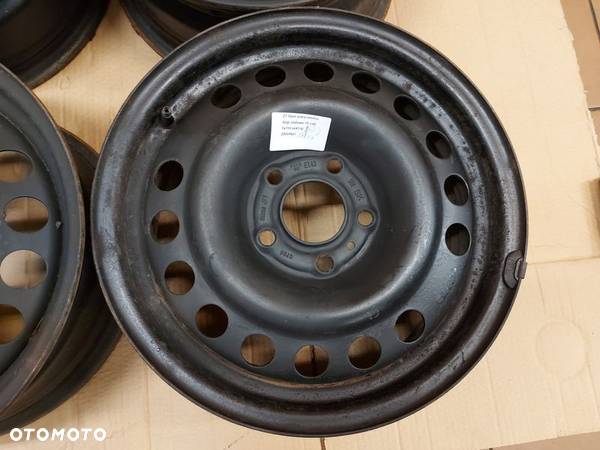 OPEL ASTRA H MERIVA A FELGI STALOWE 15 CALI 5X110 ET43 2X6,5J 2X6J - 2