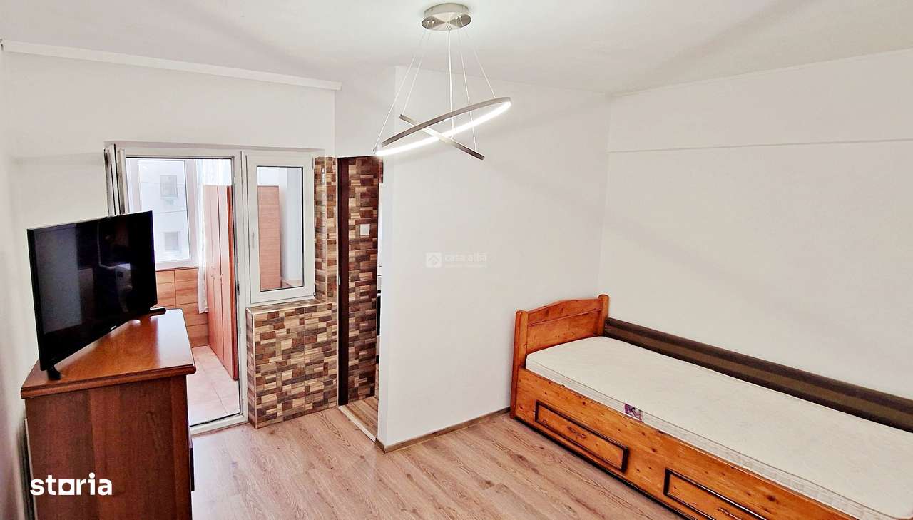 Nicolina - Frumoasa, garsoniera amenajata, mobilata si utilata, etaj 1-2