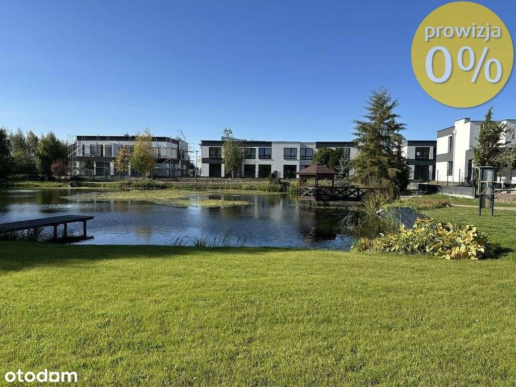 Dom pod Warszawą z sąsiedztwem jeziorka Bonusy !-0