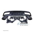 Difuzor bara spate Mercedes W205 C-Class (14-18) C63 Black Design - 8