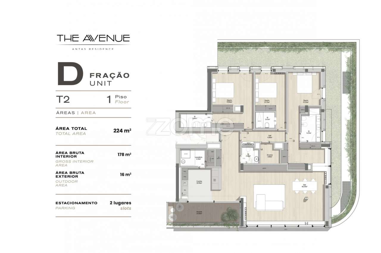 T3 | Varanda | 2 LG| Antas, Porto - Grande imagem: 4/29