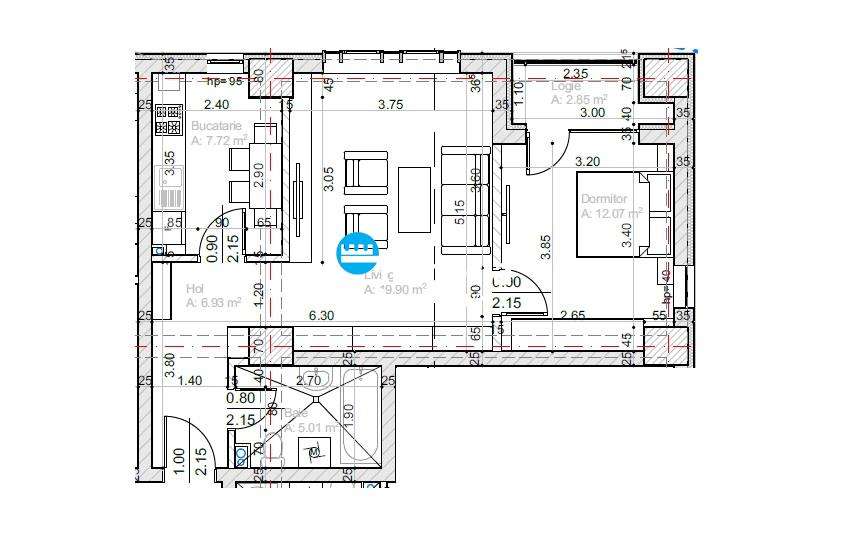 Ultimele disponibilitati! 2 camere, Nicolina la bulevard, pret Promoti-1