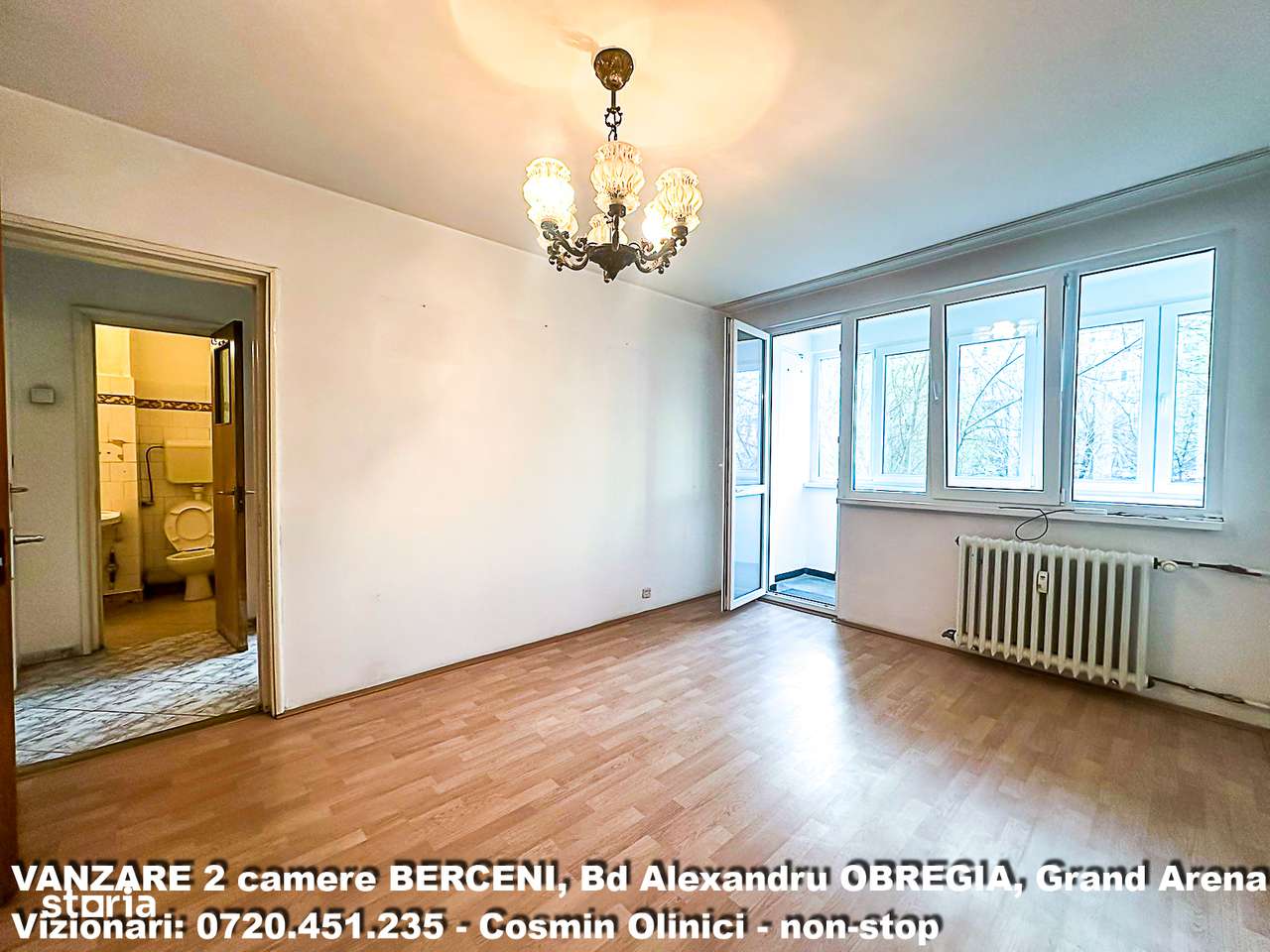 Apartament 2 camere Bd Obregia etaj 2 aproape Grand Arena 50 mp