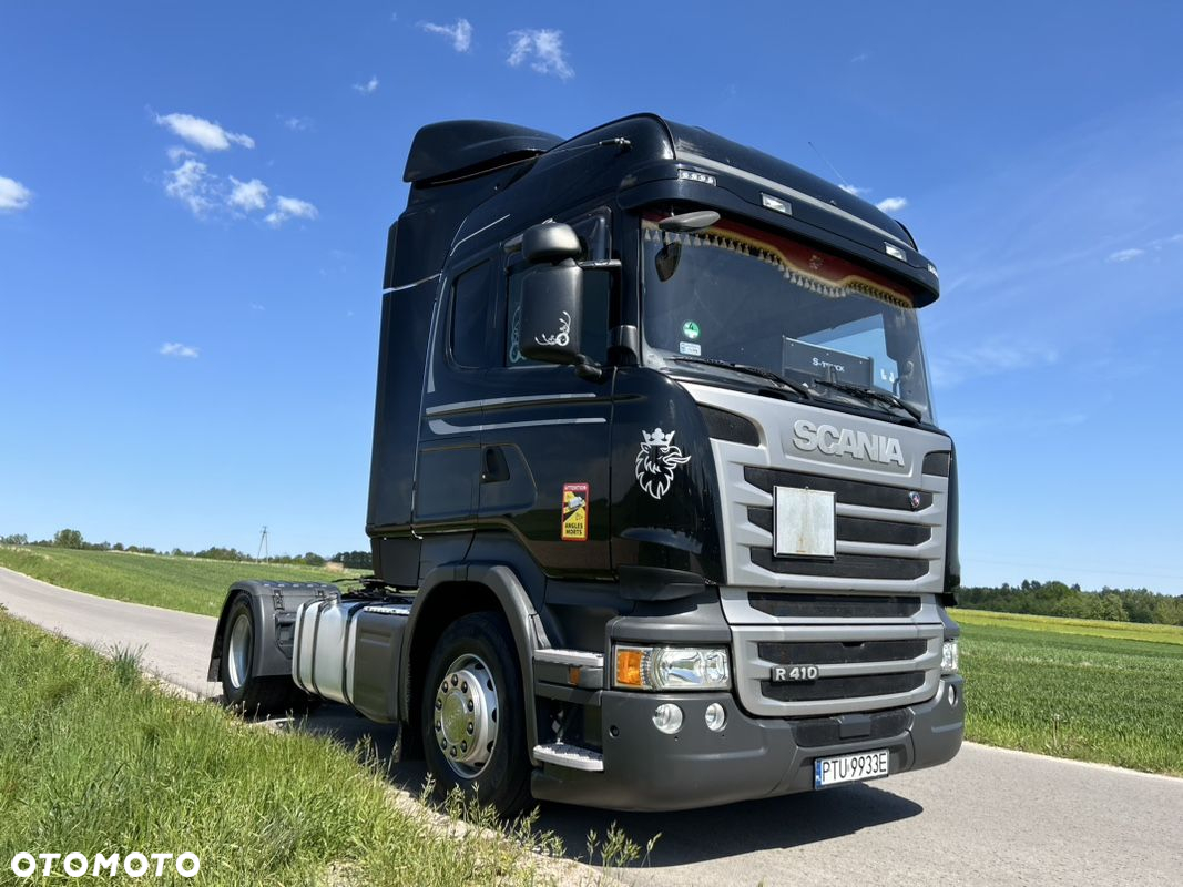 Scania R410 RETARDER FULL SERWIS 2016 STANDARD dwa zbiorniki / JEDEN WŁAŚCICIEL OD NOWOŚCI Z PL / serwis SCANIA R450 / opony Michelin 70% - 26