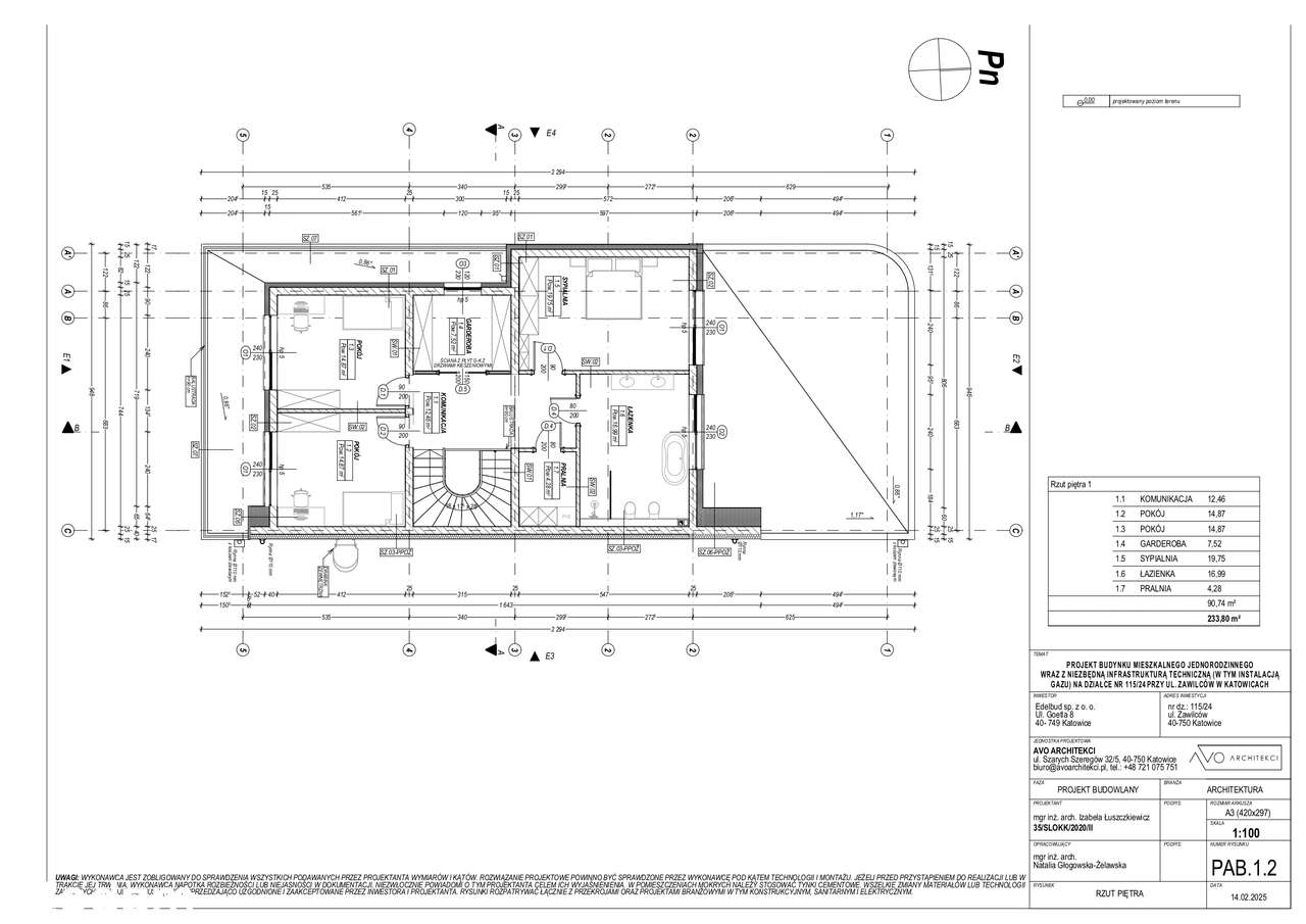 Nowoczesna willa premium | Katowice – Kostuchna, ul. Zawilców-5