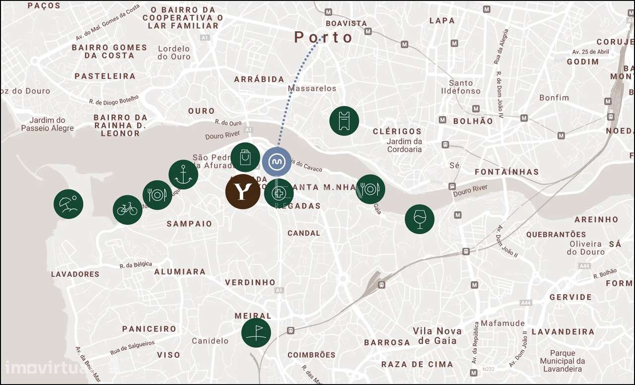T3 com varanda e lugares de garagem nos Jardins D`Arrábida, VNGaia-19