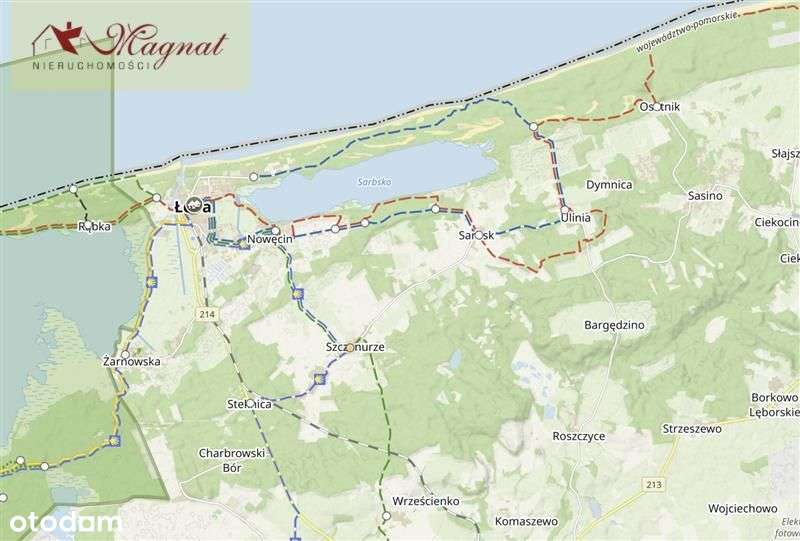 Atrakcyjny dom drewniany całoroczny na dużej dział-3