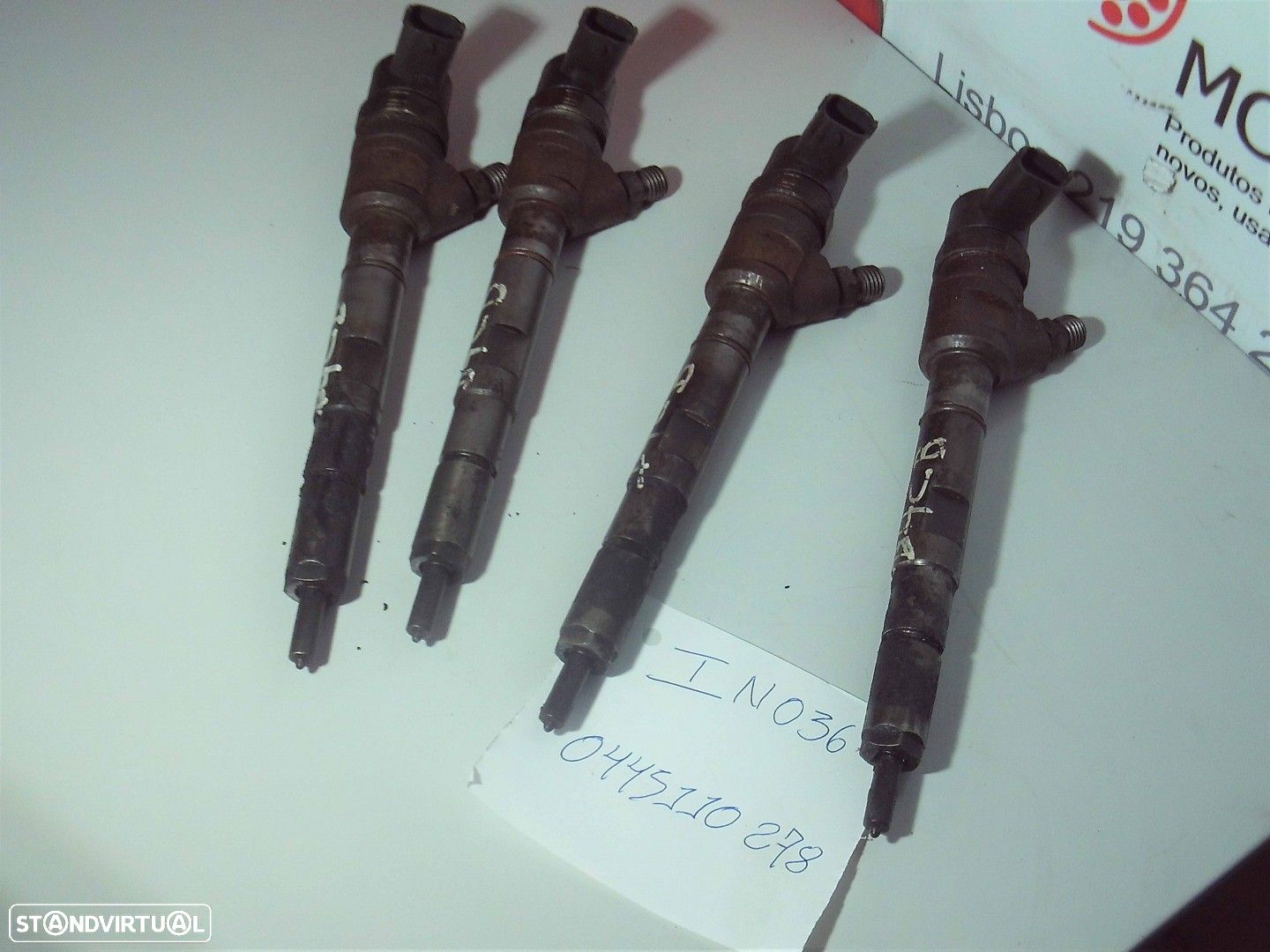 Injector Usado REF. 0445110278 - HYUNDAI/kia - 2.5CRD H1/Sorento | motor D4CB - 1