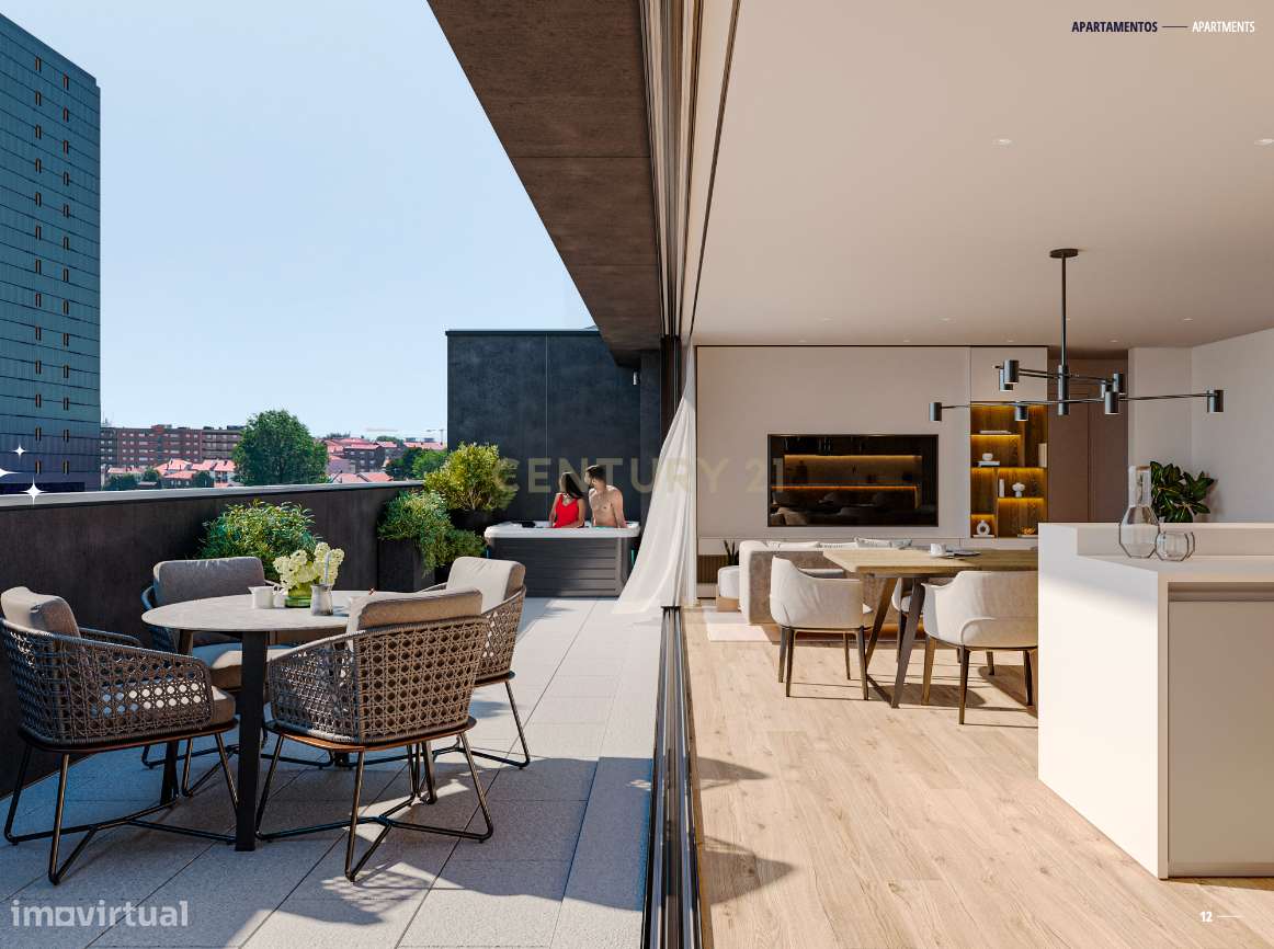 T2 em fase final de construção com 2 varandas - Astro Emanuelle Sul — - Grande imagem: 4/13