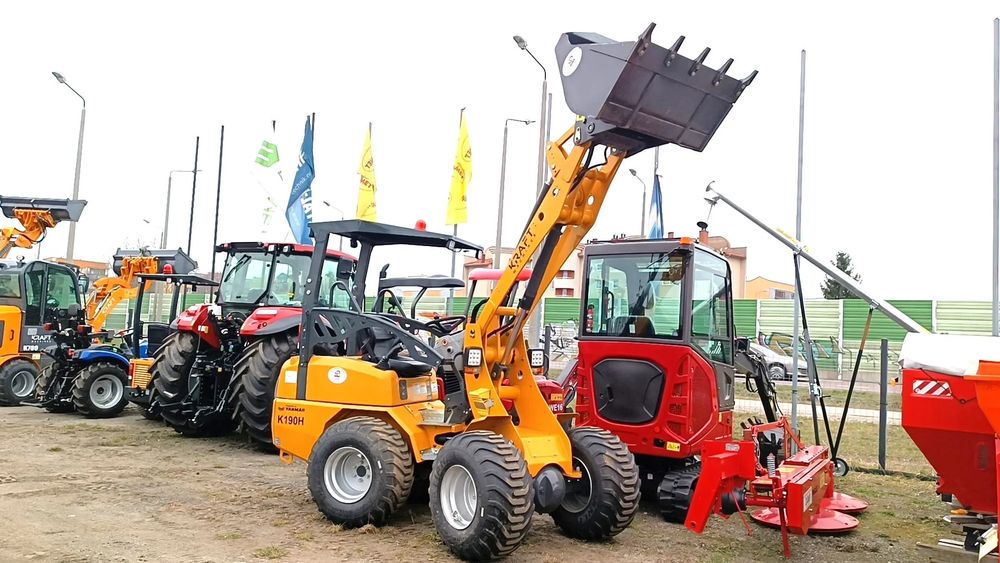 Kraft k190h  ładowarka kołowa kraft k190h 800kg ładowność nowa 2023