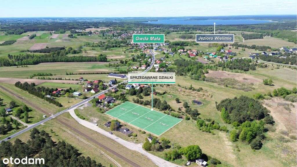 Duże działki budowlane, media przy granicy. - Pełny obrazek: 4/20