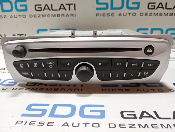 Radio CD Player Radio Renault Fluence 2009 - 2016 Cod 7641104391 281150743R [M4459] - 1