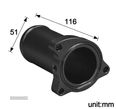 Supressor EGR Volkswagen Golf 4 1.9 TDI VP 90/110cv - Preto - 2