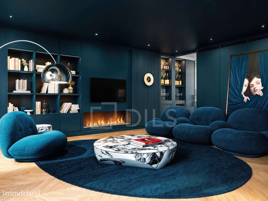 Apartamento T4 com piscina interior e garagem no Bairro Azul em Lisboa - Grande imagem: 1/68