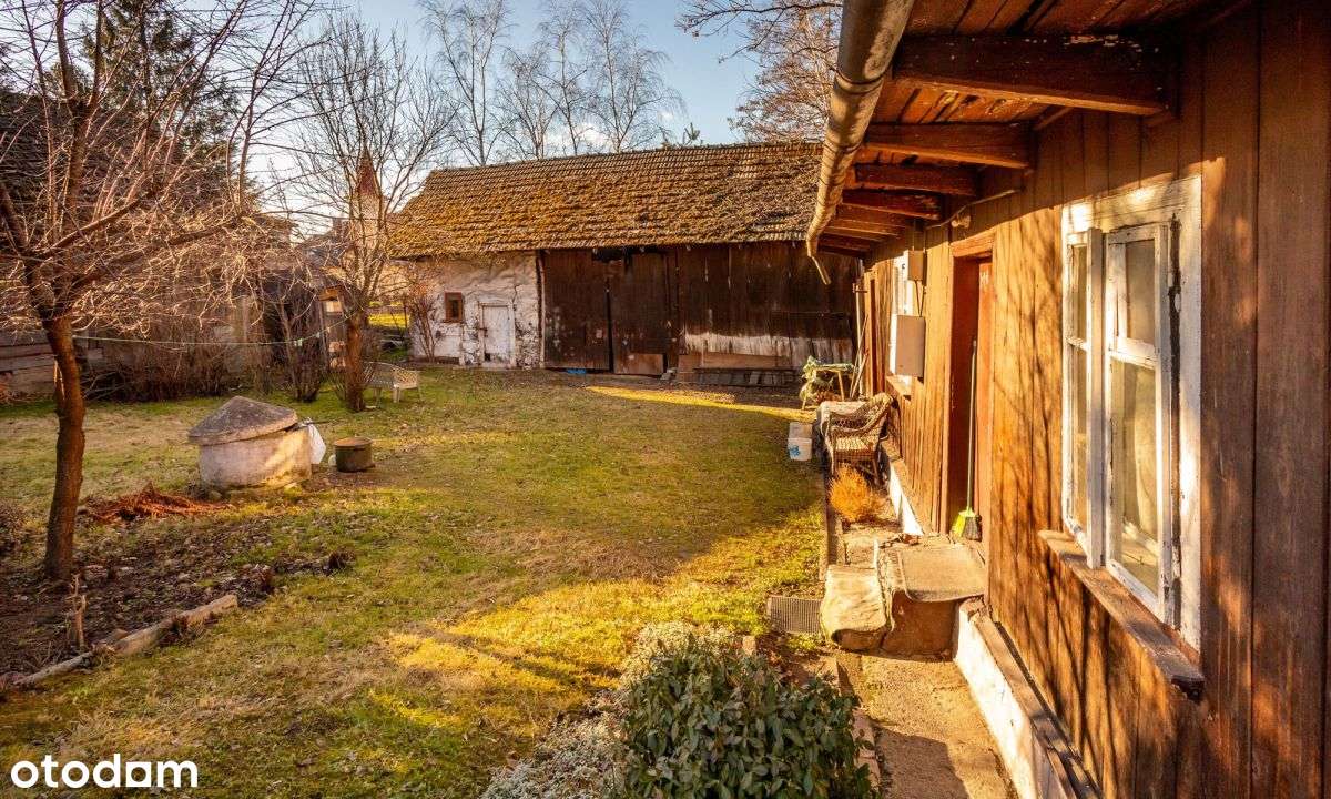 Drewniany dom ze stodołą w Krzeczowie - 5 min A4-5