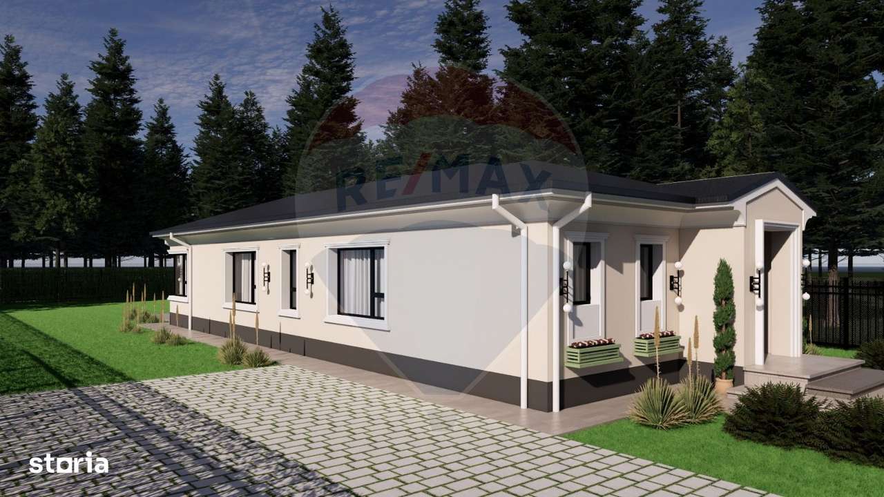 Teren de vanzare 1001 mp, Islaz, Ilfov, cu proiectul aprobat - Imagine principală: 5/6