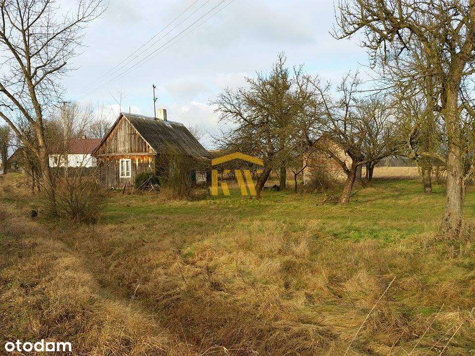 Drewniany domek, na działce 5000m2 z WZ-0