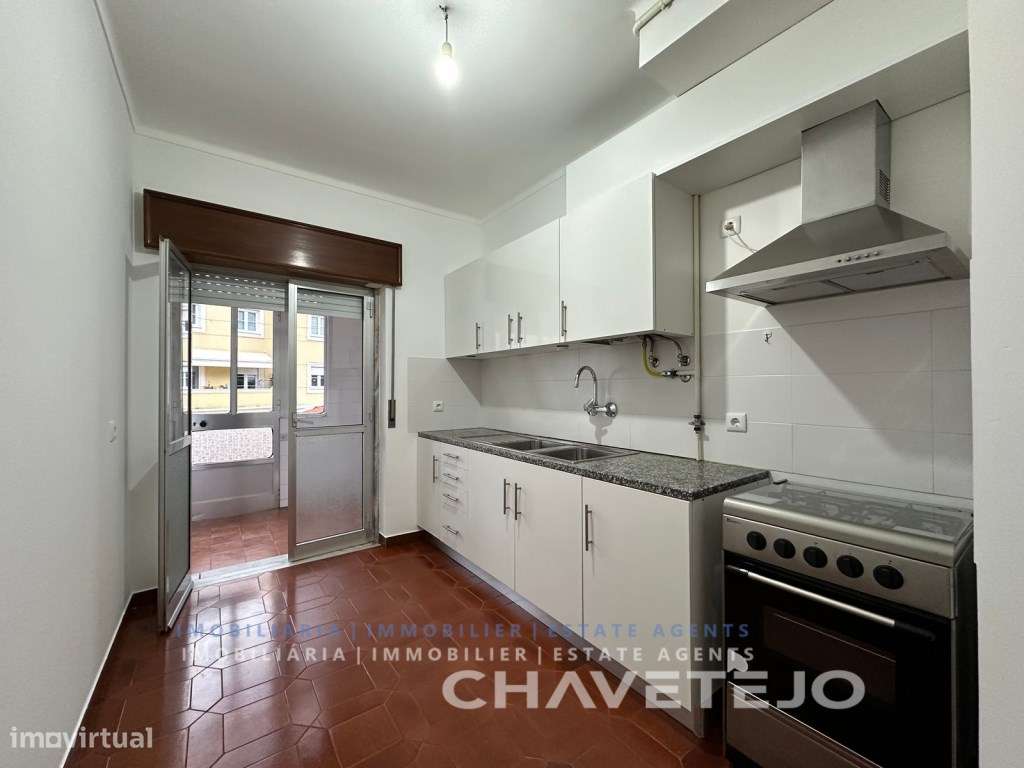 Apartamento T3 com terraço perto de escolas. - Grande imagem: 2/11