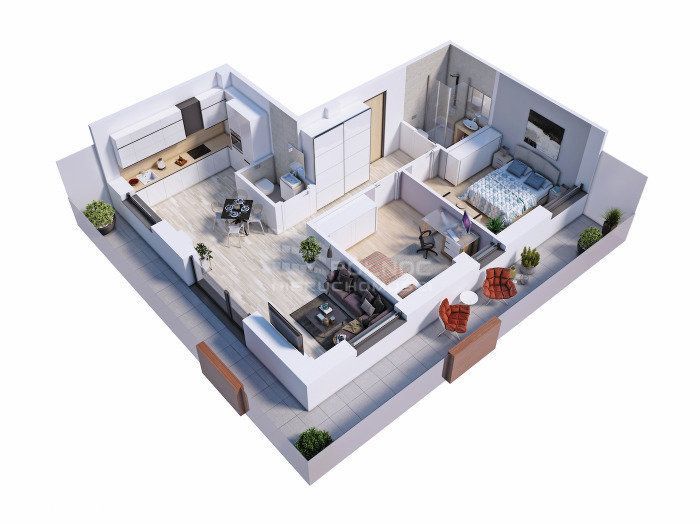 Apartament 3 pokoje 52 m² | Ursynów | Odbiór 2022