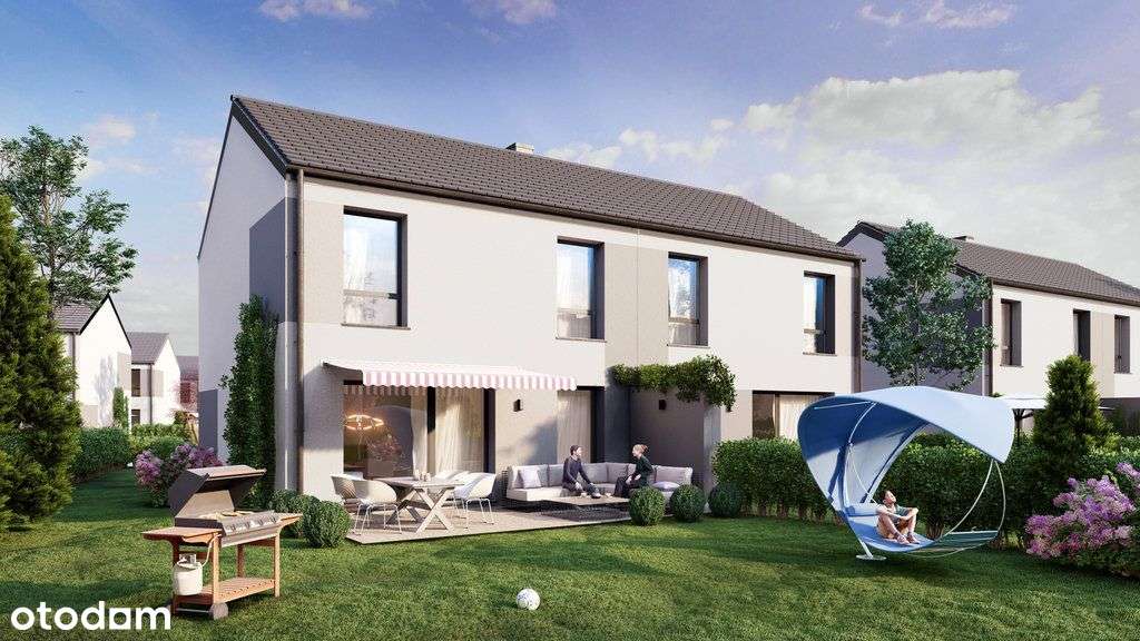 Przytulny bliźniak z ogródkiem, świetna okolica-14