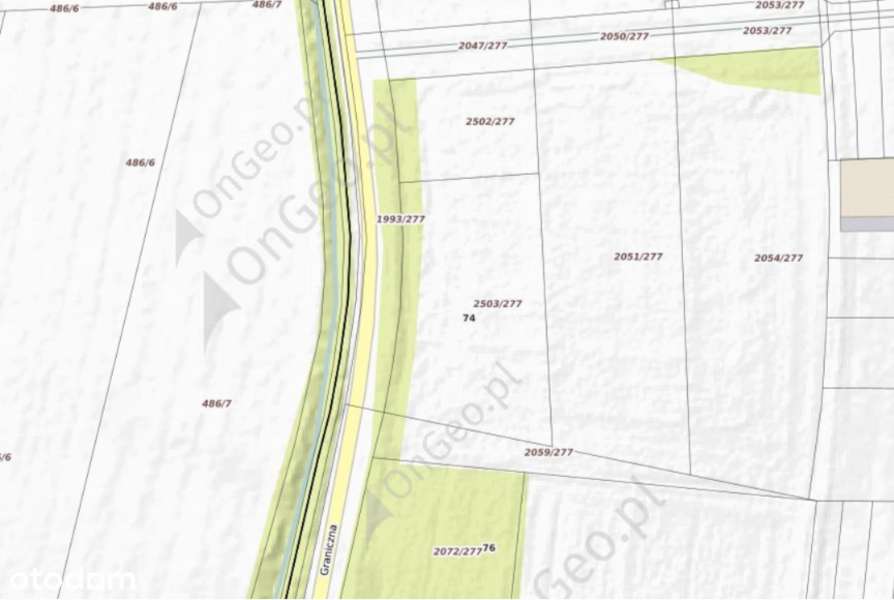 Działka inwestycyjna 6 488 m² z pozwoleniem na budowę – Przyszowice