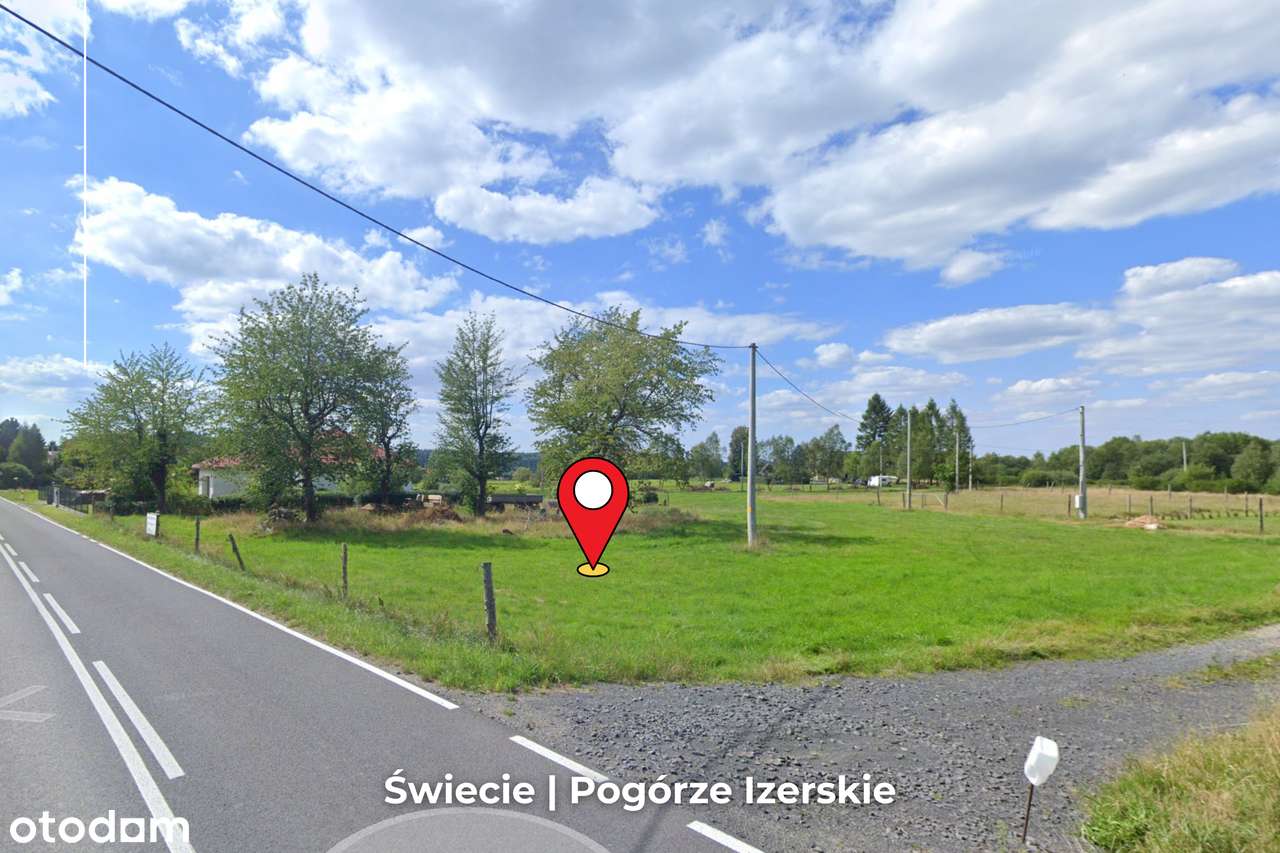 Działka 1830 m² w Świeciu – miejsce na dom z widokiem na Góry Izerskie-6