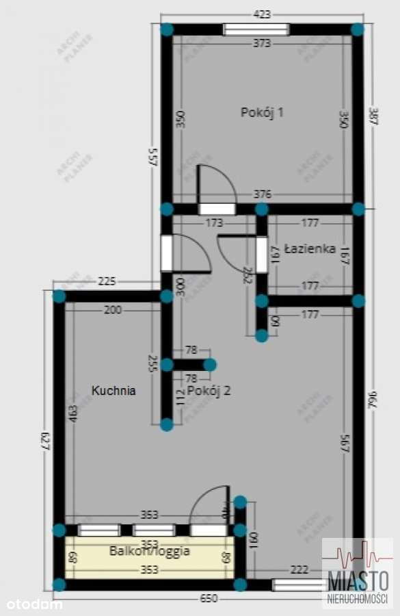 2 pokoje + balkon - Lasowice-1