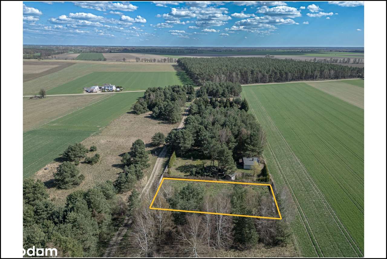 Ogrodzona działka rolna w Bednarach – inwestycja w ciszę i przestrzeń-3