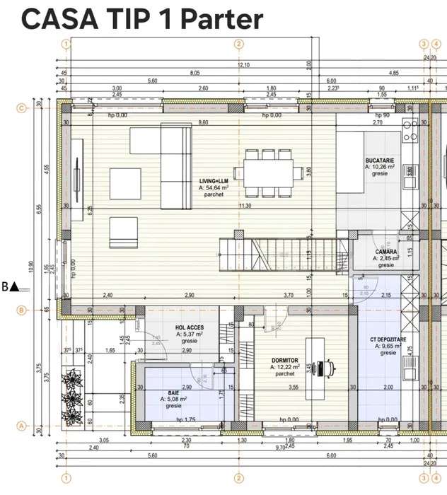Vila de lux, 3 camere 95mp utili si pod mansardabil - Imagine principală: 4/6