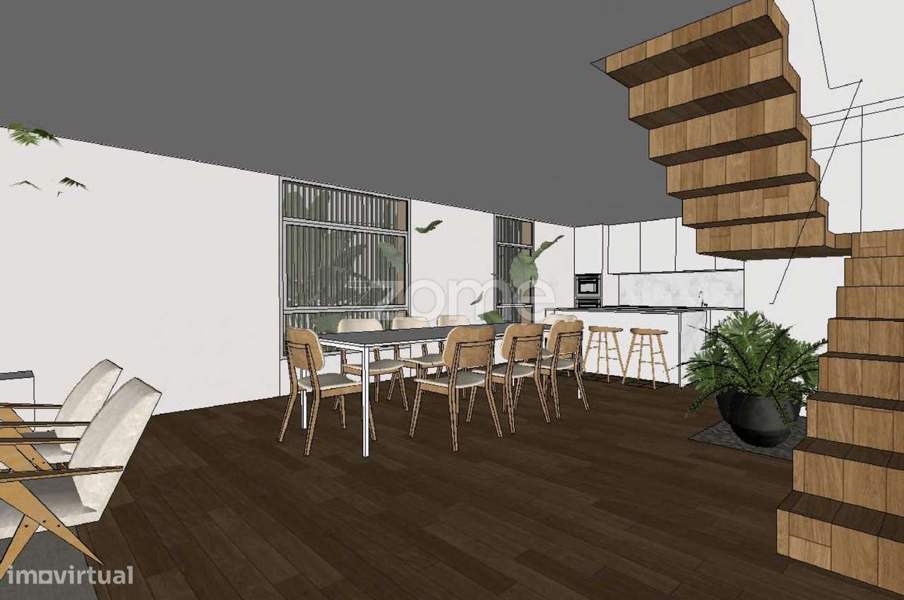 Moradia T3 com projeto aprovado, a1500m do Rio Douro - Valbom Gondomar-13