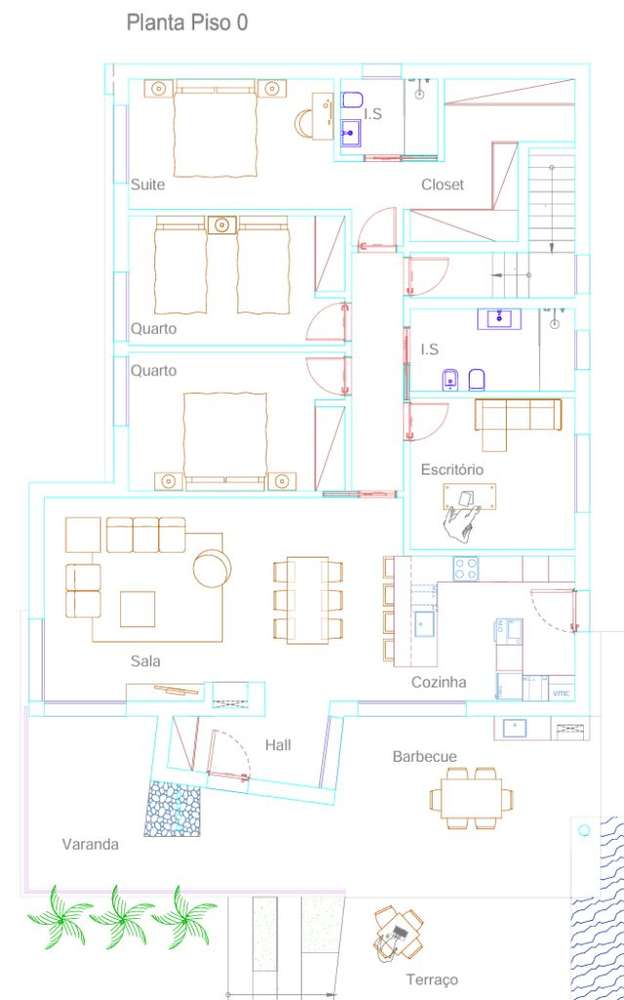 Moradia Unifamiliar, com piscina na Cruz da Areia, Leiria-7