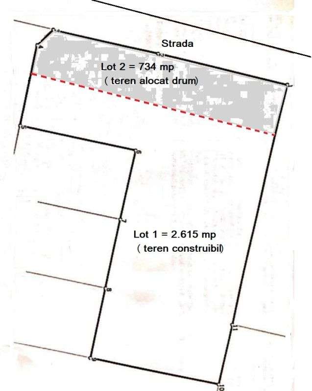 Vanzare teren 2.615 mp, d 62 m, Lacul Morii/ TENTANT - Imagine principală: 2/2