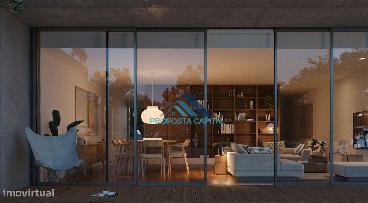 Moradia T3 com pátio e jardim-5