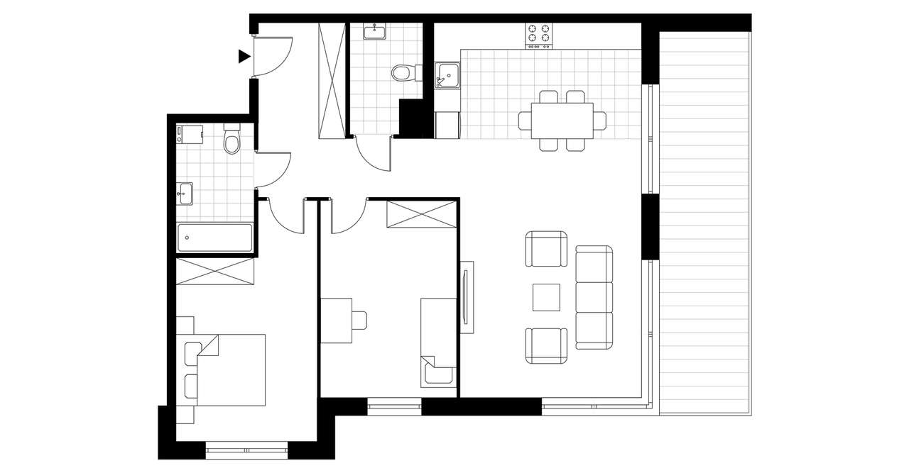 3-pokojowe mieszkanie 83m2 + balkon Bez Prowizji - Pełny obrazek: 4/9