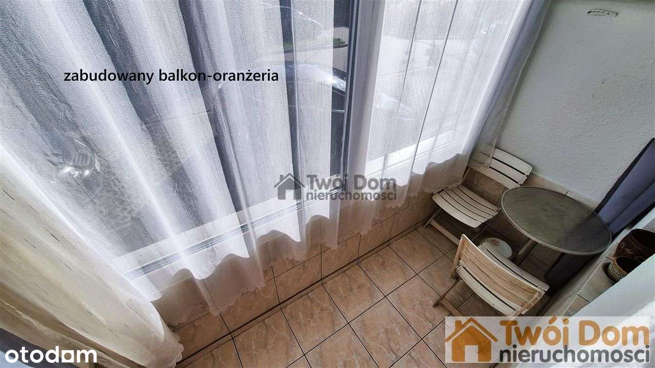 Parter, 3 pokoje, zabudowany balkon, niskie koszty-6