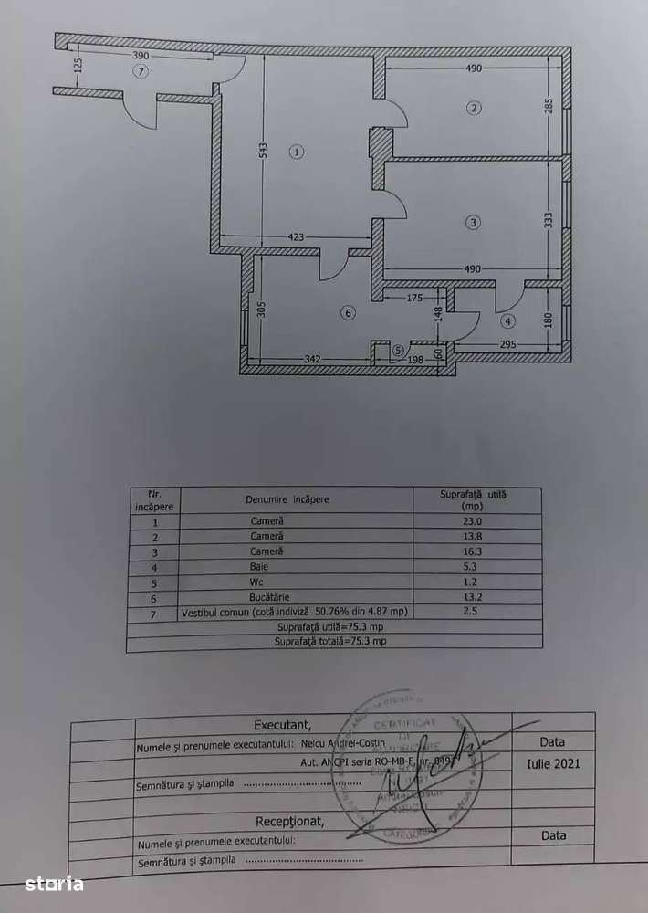 Trei camere Gradina Icoanei in vila renovata!
