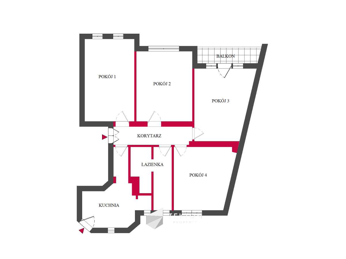 centrum Poznania  +100 m² w kamienicy, Półwiejska-17