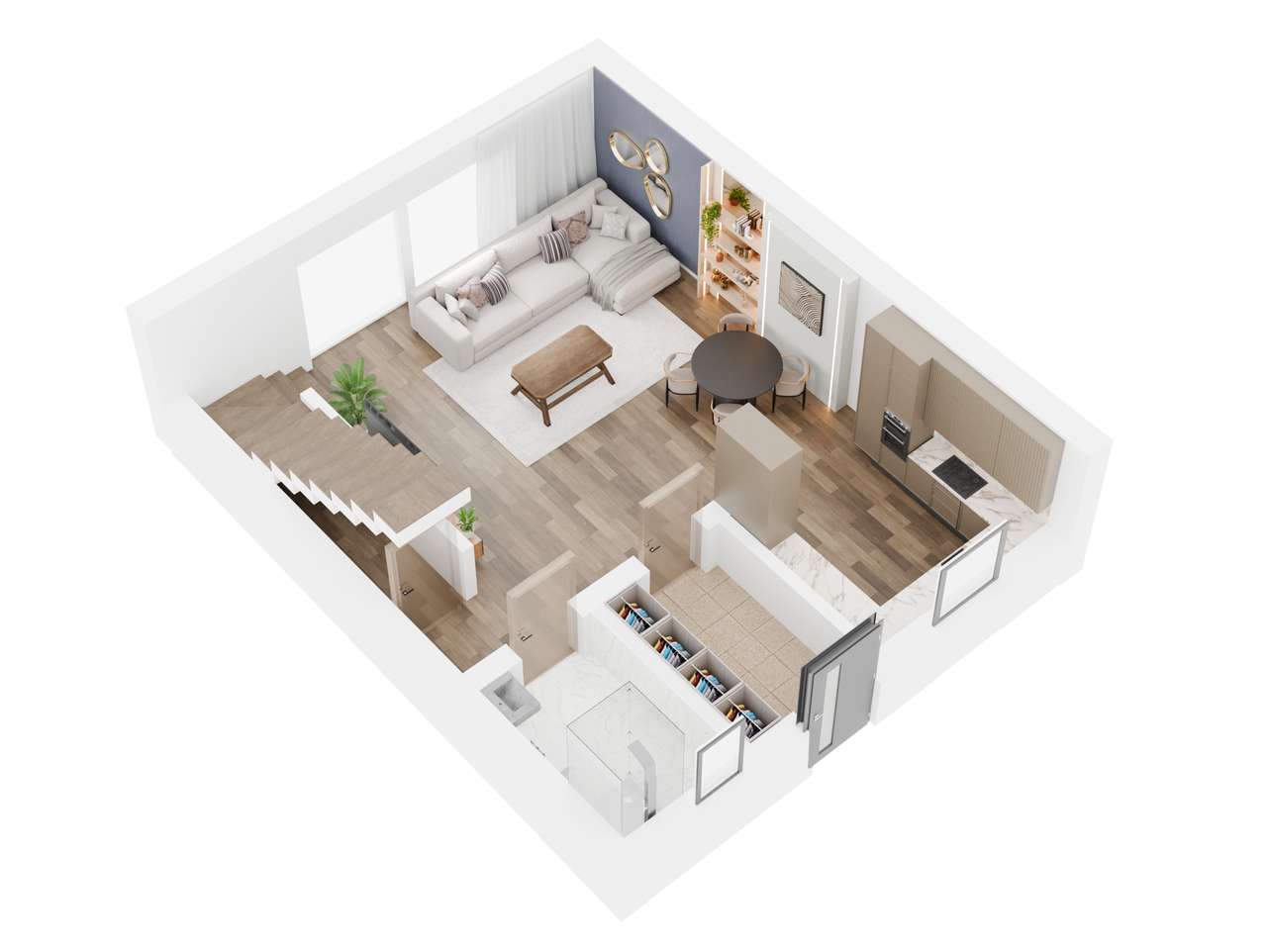 Domy dwupoziomowe - Blisko Krakowa-9