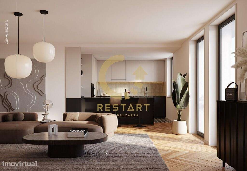 Apartamento T2+1 com 2 varandas, lugar de garagem e arrumos em Cedofei - Grande imagem: 4/25